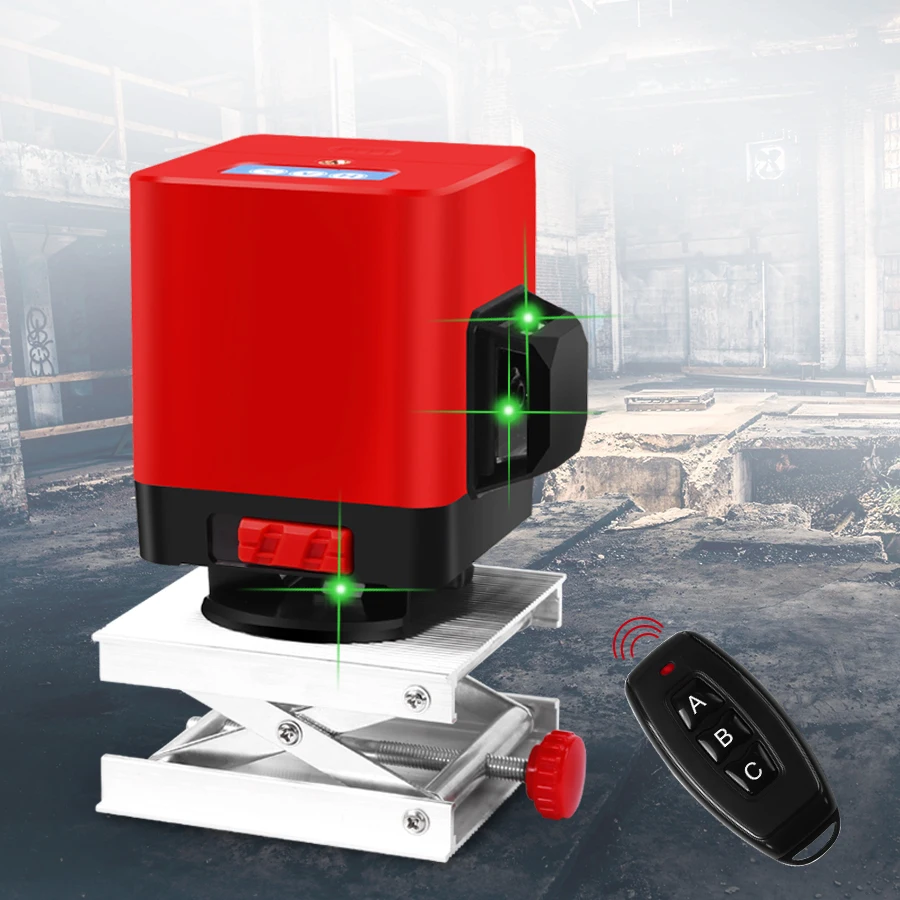 

12 Lines 3D Level Self-Leveling 360 Horizontal And Vertical Cross Super Powerful Green Laser Beam Line Side Wall usage
