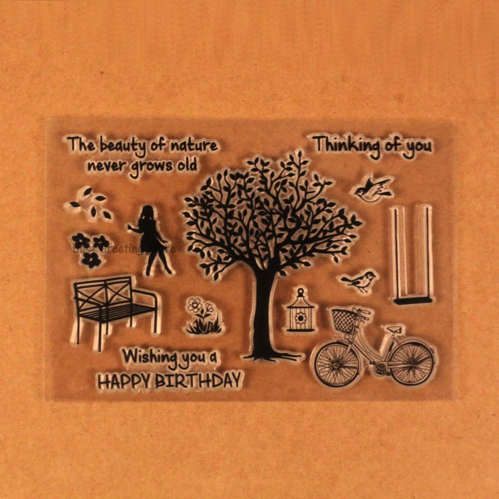 Transparent Clear Stamps DIY Birthday Crafting Stamps Card Making Suppliesin Stamps from Home Transparent Clear Stamps DIY Birthday Crafting Stamps Card Making Suppliesin Stamps from Home