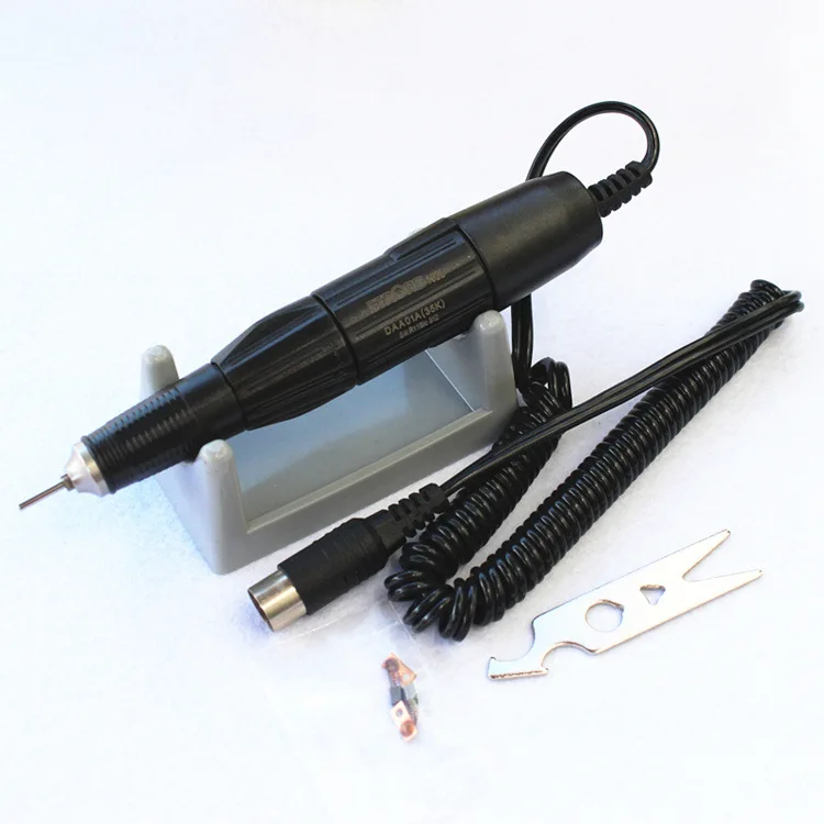 Billig 35,000RPM 102L 2.35mm schwarz griff Datei Bits Nägel polieren Kunst stift für Starke 210 204 90 serie Elektrische Nagel Bohrer maschine Werkzeug