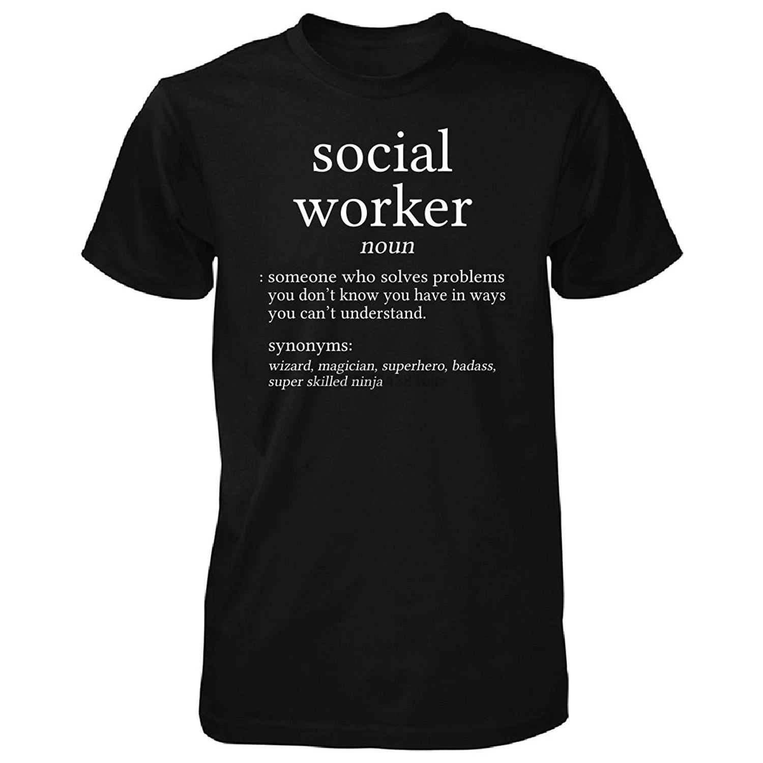 

Man cheap T-shirt Social Worker Meaning Dictionary Format - Unisex Tshirt