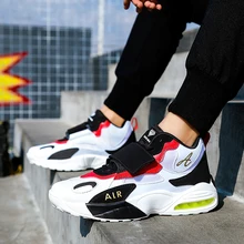 Новинка; Мужская баскетбольная обувь с воздушной подушкой; амортизирующая Нескользящая спортивная обувь унисекс; уличные кроссовки; кроссовки для студентов