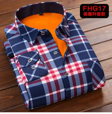 Mens Plaid Shirt Long /& Short Sleeves Cotton Button-Front Check Shirts Red 5XL