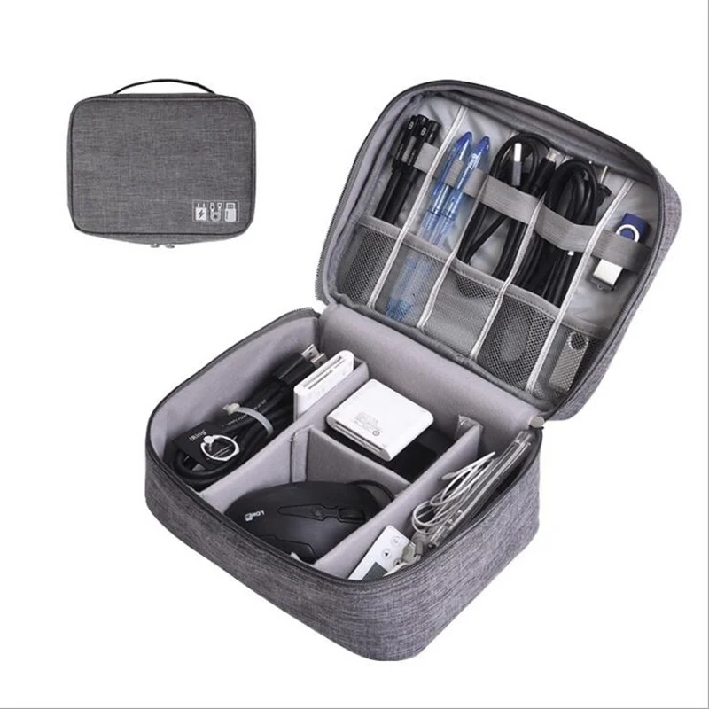 

Universal Travel Data Cable Organizer Storage Bag Portable Electronics Accessories Case Earphone Power Bank HDD U Disk Organizer
