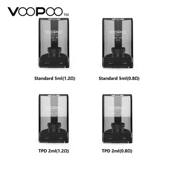 

New 2pcs VOOPOO Panda Pod Cartridge 2ml/5ml with 1.2ohm/0.8ohm Coil Resistance Designed for Voopoo Panda AIO Kit E-cig Vape Part