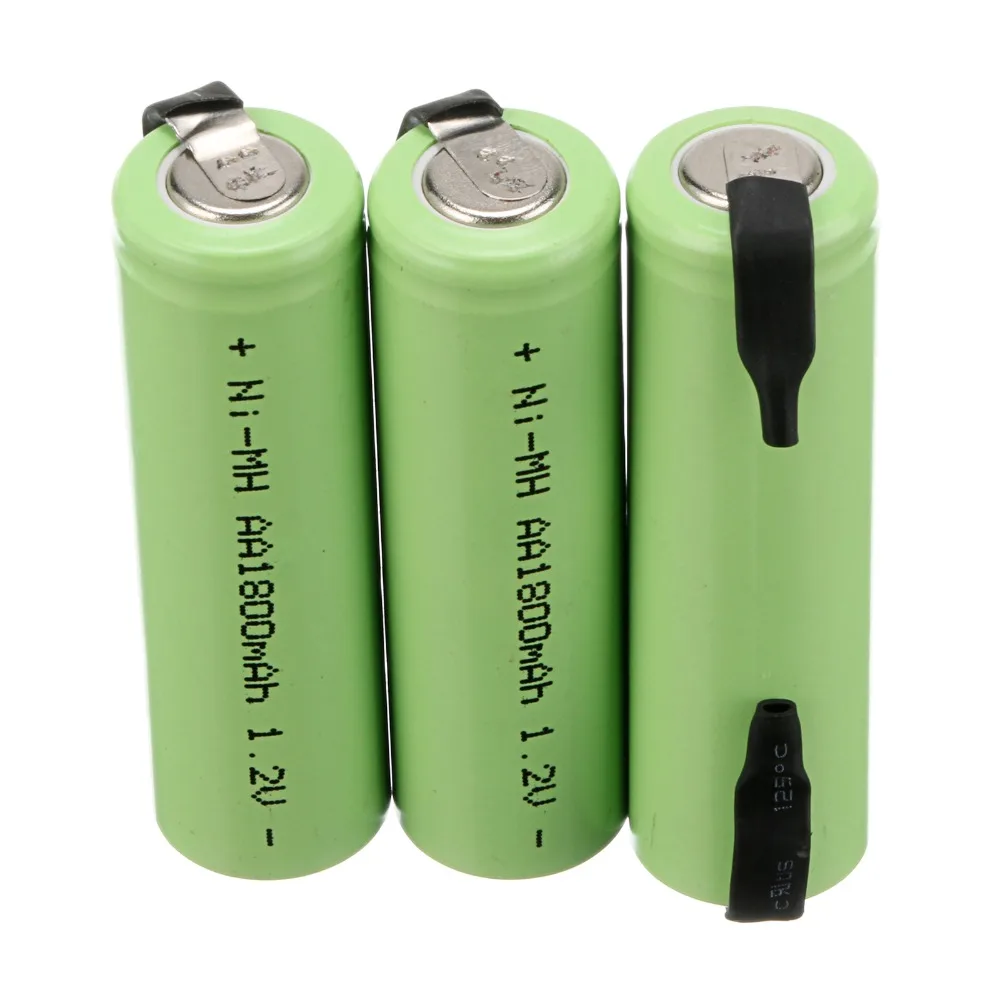 New arrival 3 PCS a set Ni MH 1.2V AA 1800mAh Rechargeable Battery for