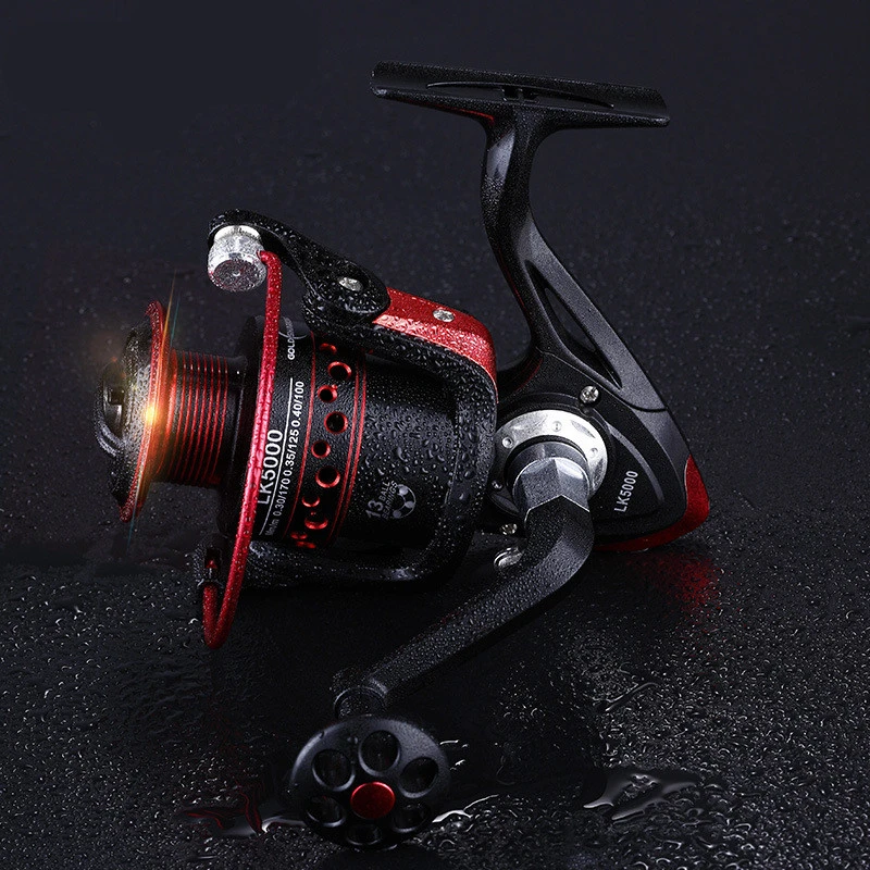2019 Fishing Spinning Reel Saltwater Fishing Reel Carp Fishing Reels 6000 4.7:1 13 BB Rock Fishing Reel Spinning Reels Wheel