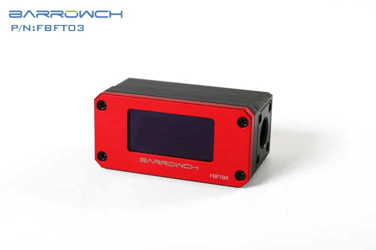 Расходомер Barrowch FBFT03 с цифровым OLED дисплеем расходомер для ПК водяным охлаждением