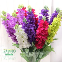 20 шт поддельный дельфиниум, лиловый цветок для свадьбы, для дома, вечерние, для супермаркета, декоративные цветы