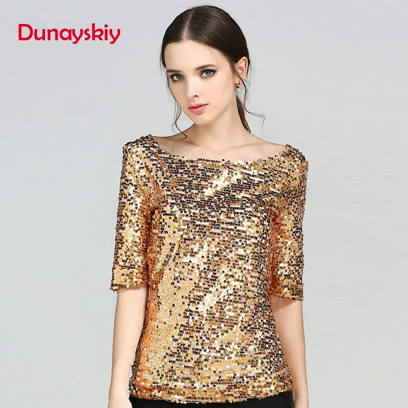 embroidered sequin shirt