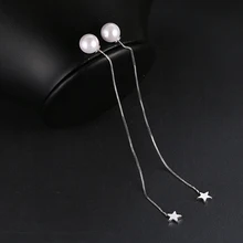 Z мода пальто подокатник, Для женщин кисточкой серьги высокое качество Имитация жемчужные серьги, из циркона для Дешевая женская обувь Ювелирные изделия из кристаллов