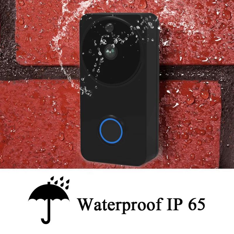 DAYTECH видео дверной звонок беспроводной WiFi дверной звонок монитор сигнализация телефон двери 1080P ip-камера батарея Открытый водонепроницаемый iOS Android