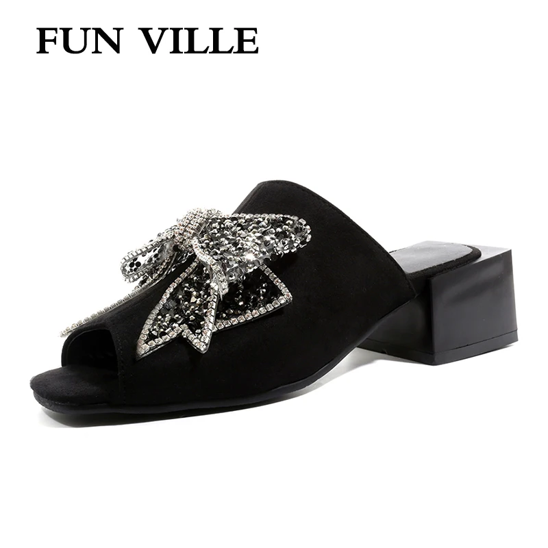 

FUN VILLE New Fashion Summer shoes Women Outside Slippers High Quality Women Shoes Sexy female footwear Open Toe Slippers
