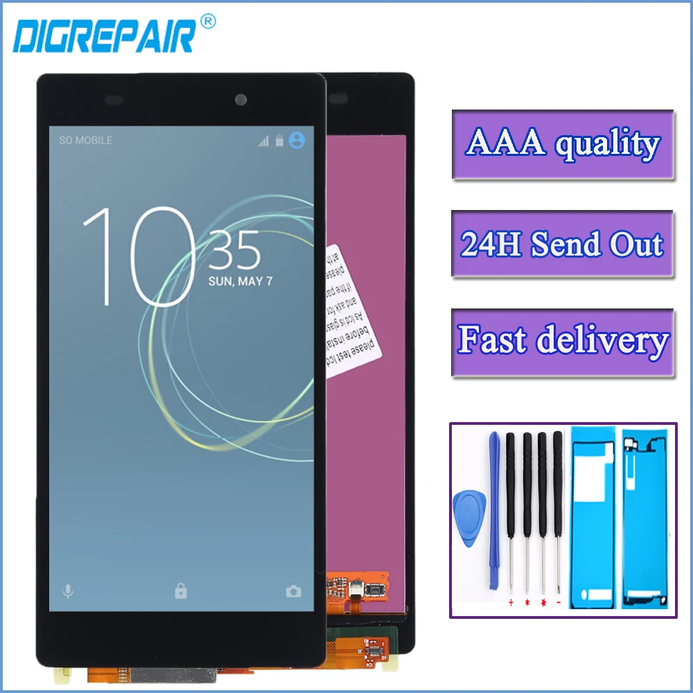 

AAA For SONY Xperia Z2 display L50W D6502 D6503 Display Touch Screen Digitizer Replacement part For Sony Xperia Z2 lcd D6503 lcd