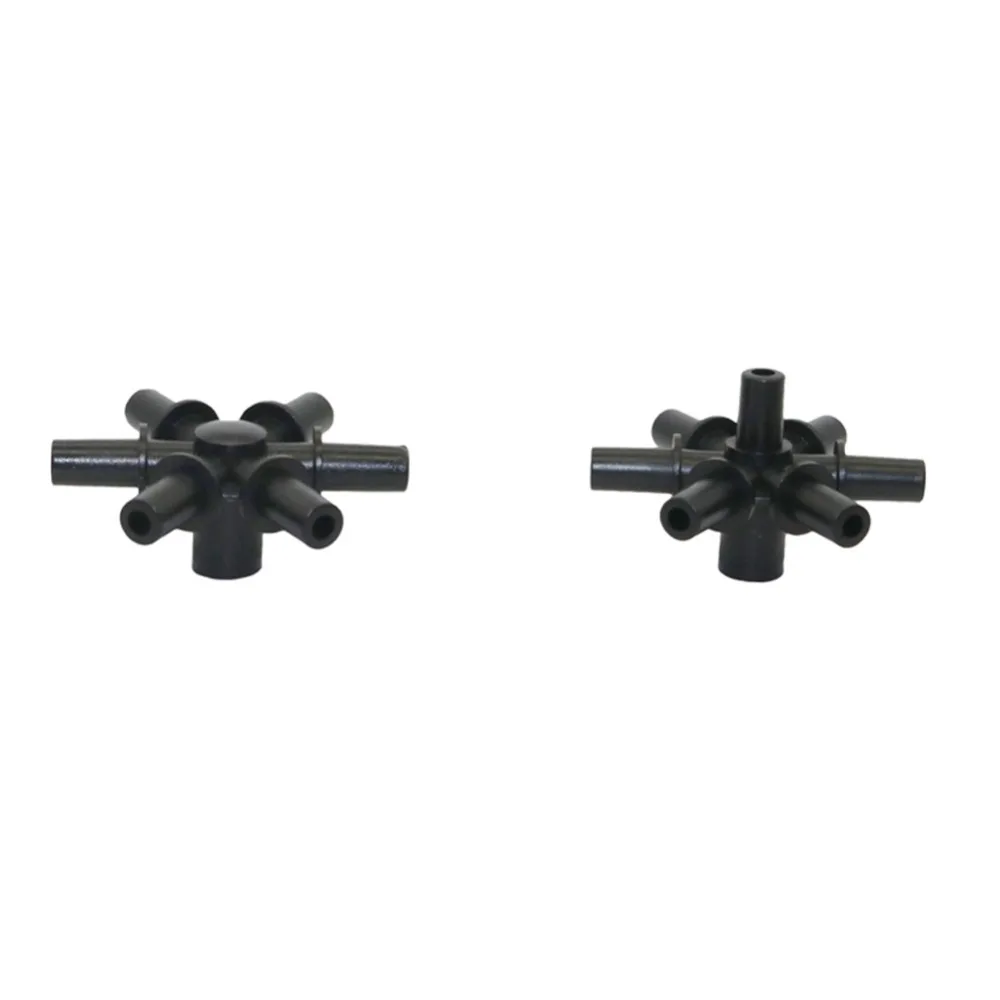 

6mm Interfaces 6-way 7-way Multiple Joint Hose Splitters Garden Water Connector Garden Irrigation Pipe Connection Fittings 200pc