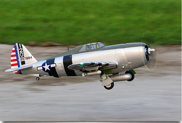 FMS модель 1500 мм P47 Razorback Радиоуправление Warbird Самолет PNP FMM089