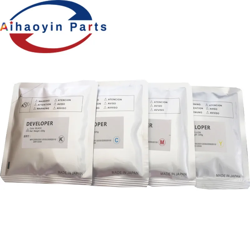 

1sets 4pcs developer kmcy for Ricoh Aficio MP C2030 C2050 C2010 C2550 C2530 C2051 C2551 developer