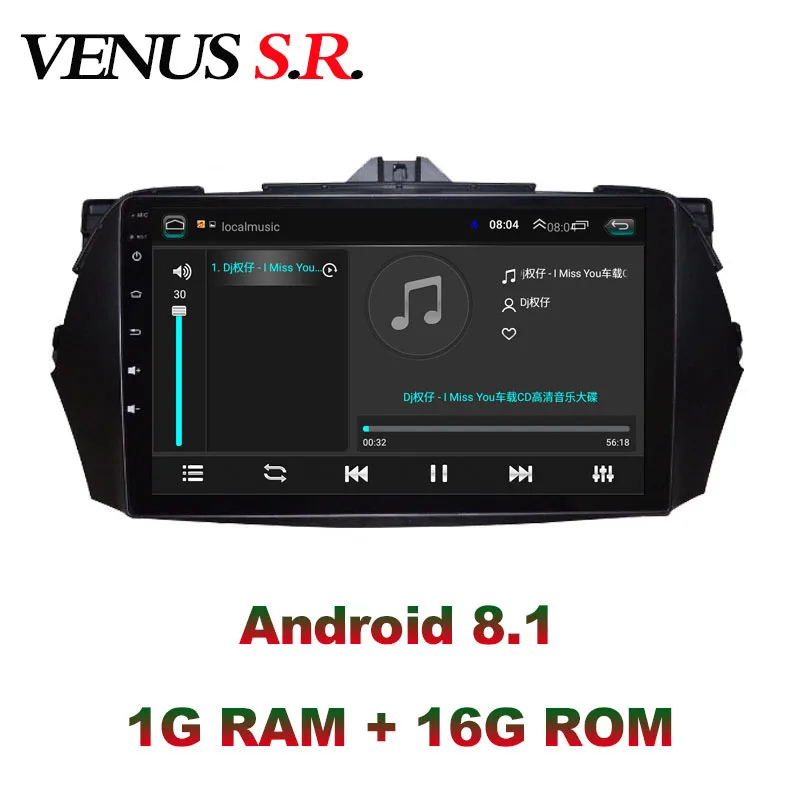 Top VenusSR Android 8.1 2.5D car dvd For Suzuki Ciaz Alivio radio multimedia GPS Radio stereo gps navigation 3
