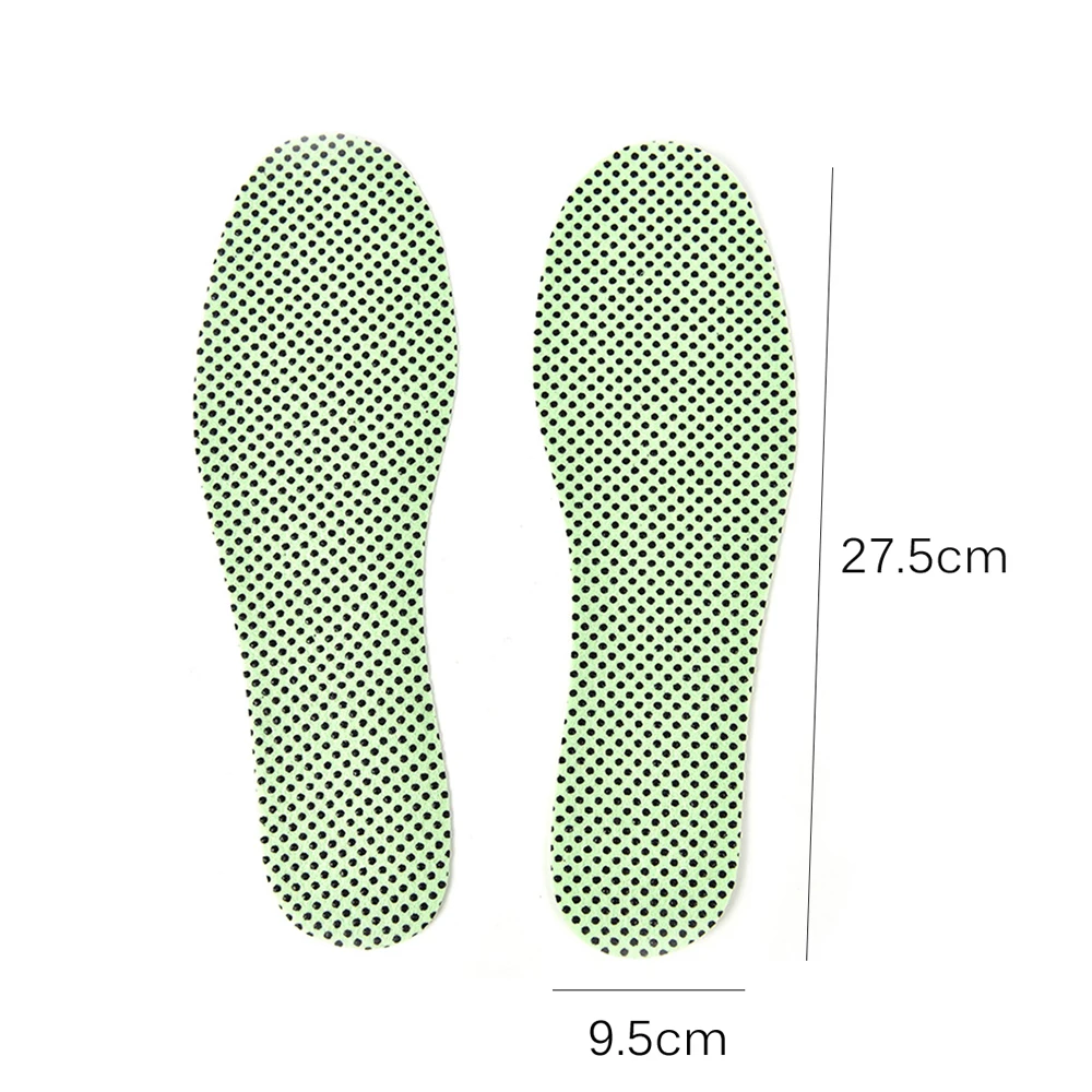 Demine стельки с подогревом Самонагревающиеся зимние стельки для обуви с подогревом стельки теплая терапия рефлексотерапия натуральный турмалин колодки