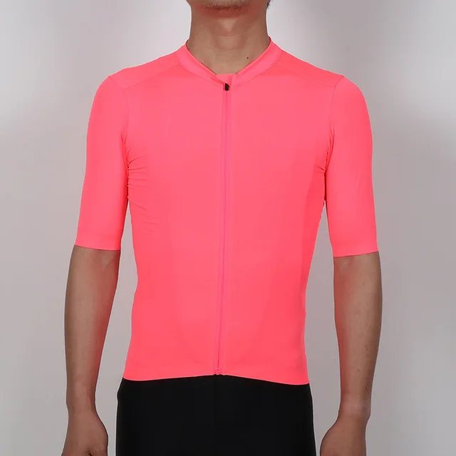

SPEXCEL Top Quality aero Cycling Jersey Fluorescent Pink short sleeve race fit Cycling Clothing road Bike Wear Seamless process