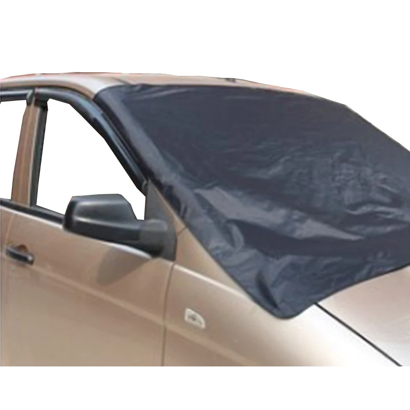 

Carnong car covers front windshield glass with magnet fixed universal size fit for hatchback sedan suv car summer winter covers