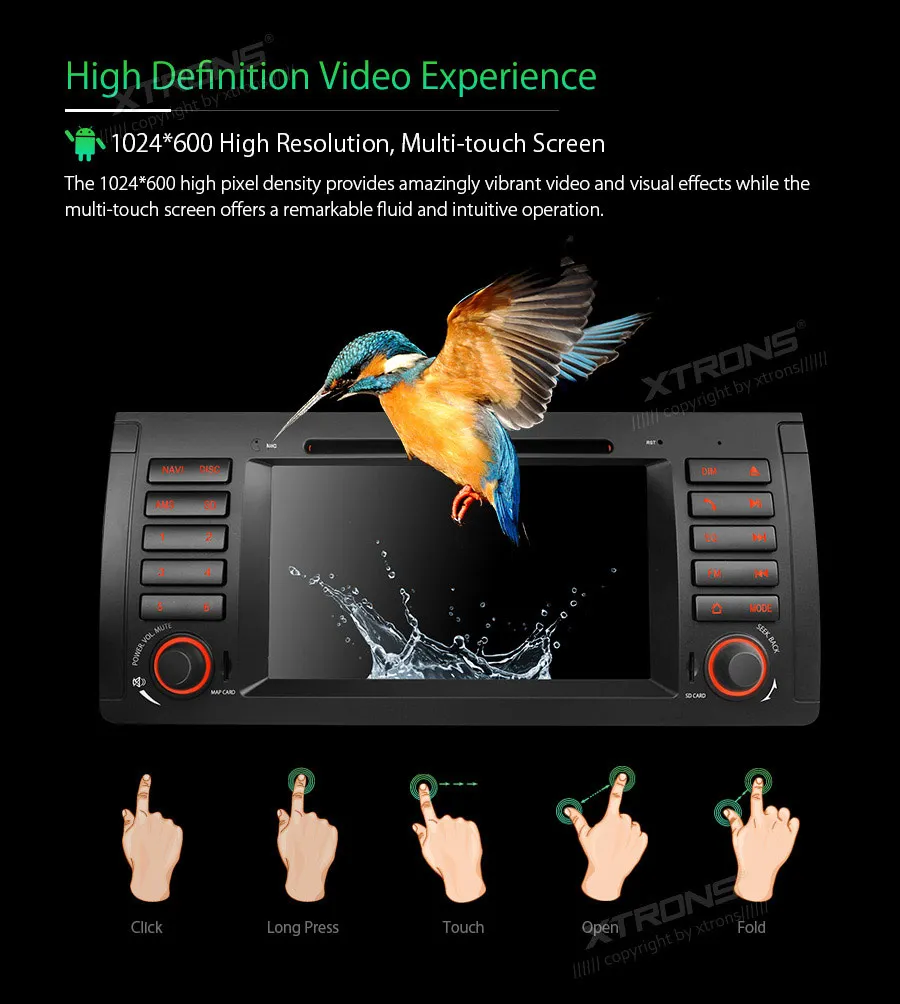 Flash Deal 7" Quad-Core Android 8.1 Oreo OS Car Multimedia DVD Navigation GPS Radio for BMW X5 E53 1999 2000 2001 2002 2003 2004 2005 2006 7