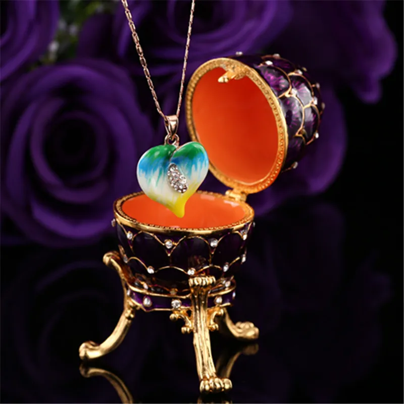 QIFU фиолетовая Faberge коробка для яиц домашнего декора|egg|egg faberge |