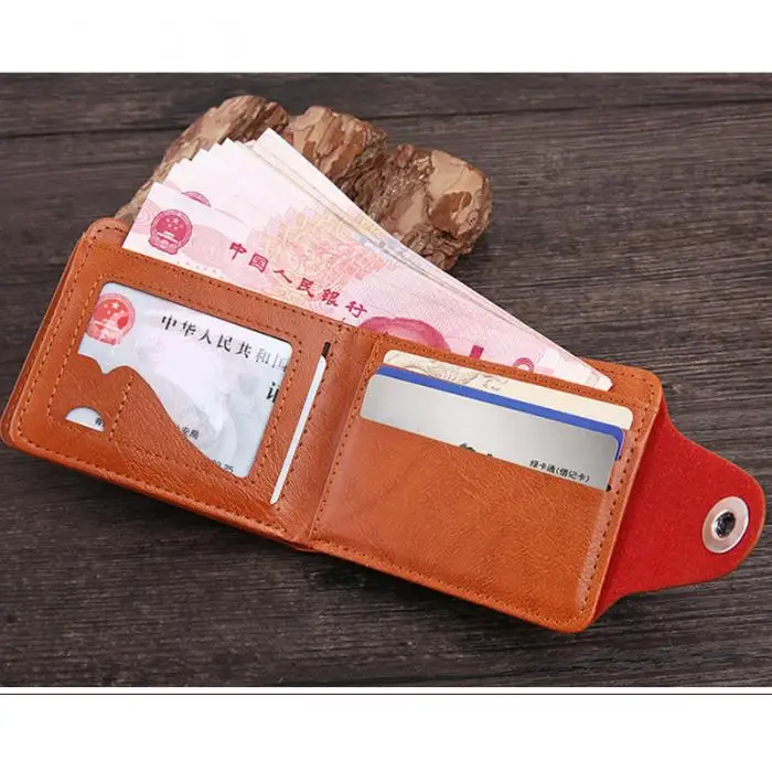 1 шт., мужской кошелек-сумочка, короткий дизайн, узор в долларах, винтажная монета, денежные карты, бизнес OH66