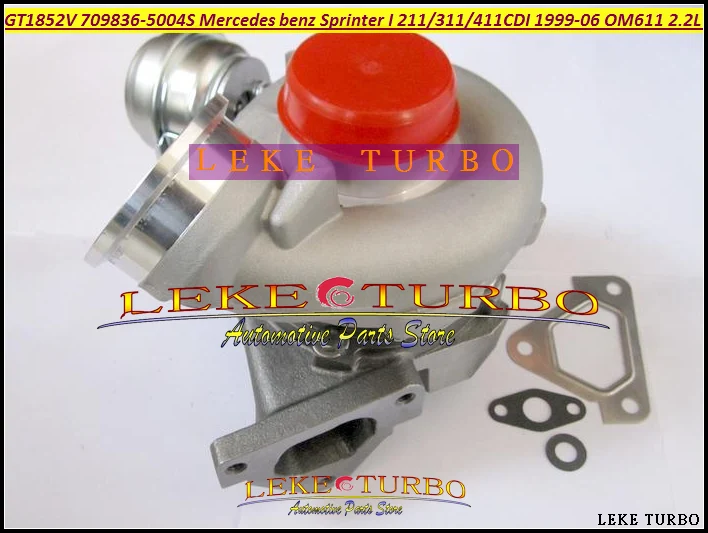 GT1852V 709836-5004S 709836 A6110960899 Turbocharger Turbo For Mercedes benz Sprinter I Van 211CDI 311CDI 411CDI 1999-06 OM611 2.2L 141HP