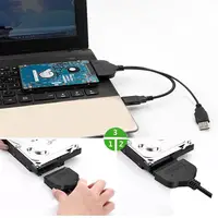 sata כבל USB 3.0 USB כבל מתאם SATA כבלים הממיר 2.5 אינץ SATA Hard Disk סידורי היציאה USB 3.0 כבל מחשב & מחברים (5)