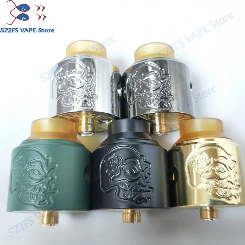 

2019 newest Skull rda Money shot rda 29mm Vaporizer Rebuildable Tank Atomizer Fit 510 Thread Mod Vape vs Apocalypse GEN 25 RDA