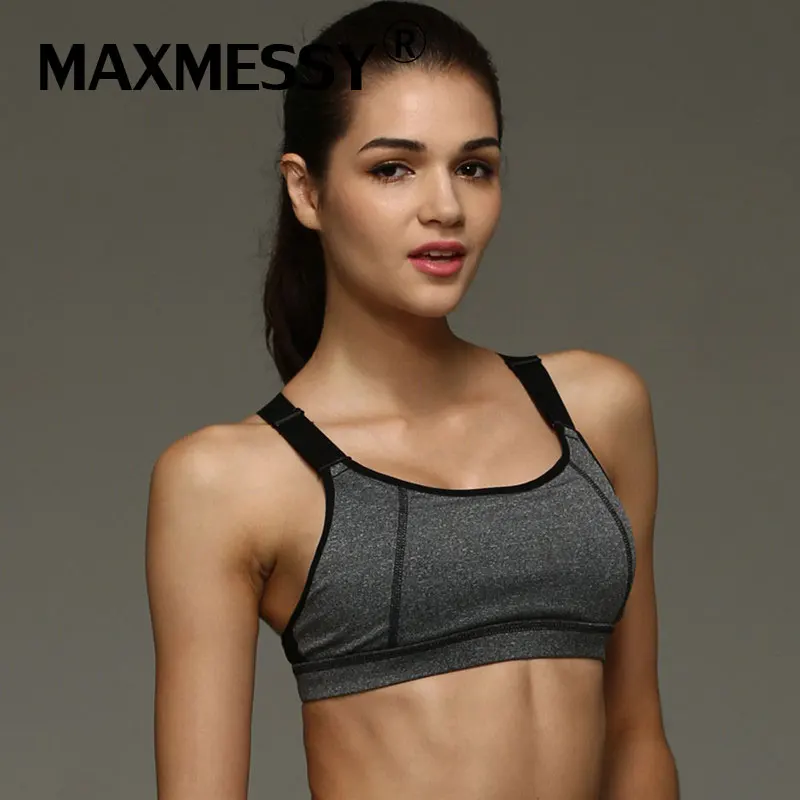 MAXMESSY LEVEL 4 Shockproof Running Training Rimless Sports Bra