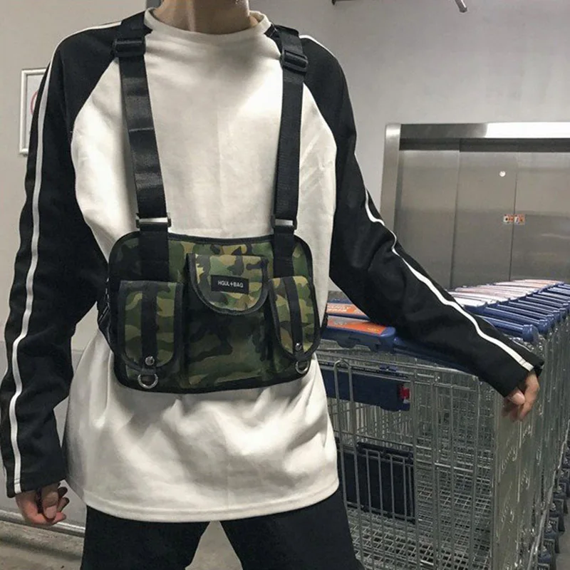 Hot Fashion Women Chest Bags INS Popular Outdoor Sport Waist Crossbody PUBG Female Bolsa Personality Unisex Shoulder Bag SS3498 (14)