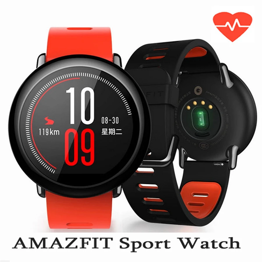 

Xiaomi Amazfit Smart Sport Watch 1.34 inchTouch screen GPS Record Zirconia Ceramics Heart Rate Monitor Store music GlobalVersion