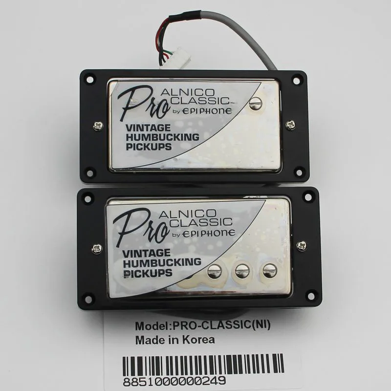 1 Set Chrome ProClassic Alnico Guitar Pickups with Wiring Harness Pots Switches 1 Set Chrome ProClassic Alnico Guitar Pickups with Wiring Harness Pots Switches