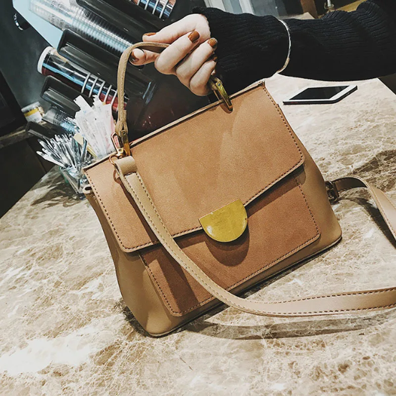 

QINRANGUIO Women Leather Handbags Luxury Handbags Women Bags Designer Crossbody Bags for Women 2019 Casual Shoulder Bag Women