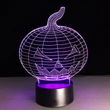 Luminaria De светодиодный 3D ночные светильники настольные лампы USB окружающий свет домашнее декоративное освещение креативные светильники подарки для детей