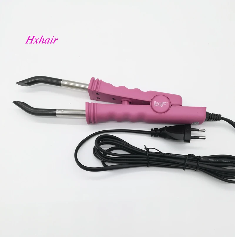 

Loof Hair Extension Fusion Connector Hair connector / Hair Extension Fusion Iron / European plug 220v Black Pink color