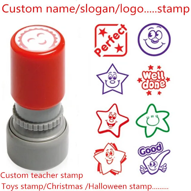 Custom children's cartoon stamps christmas stamp teacher stamp