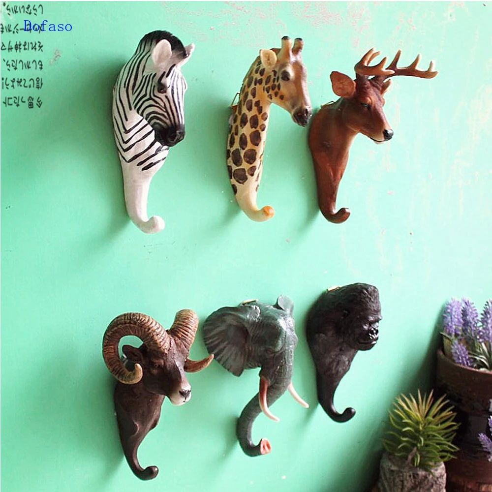 

FoYi resin coat hooks robe hook with animal coat hanger hooks hangers porte manteaux crochet perchero pared vintage