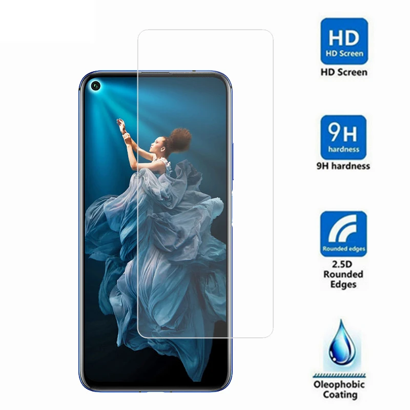 2 шт. защитное стекло на Honor 20 Экран Защитная Стекло для huawei Honor вид 20 v20 20i 20Lite светильник других пленочных листов с уровнем твердости 9H