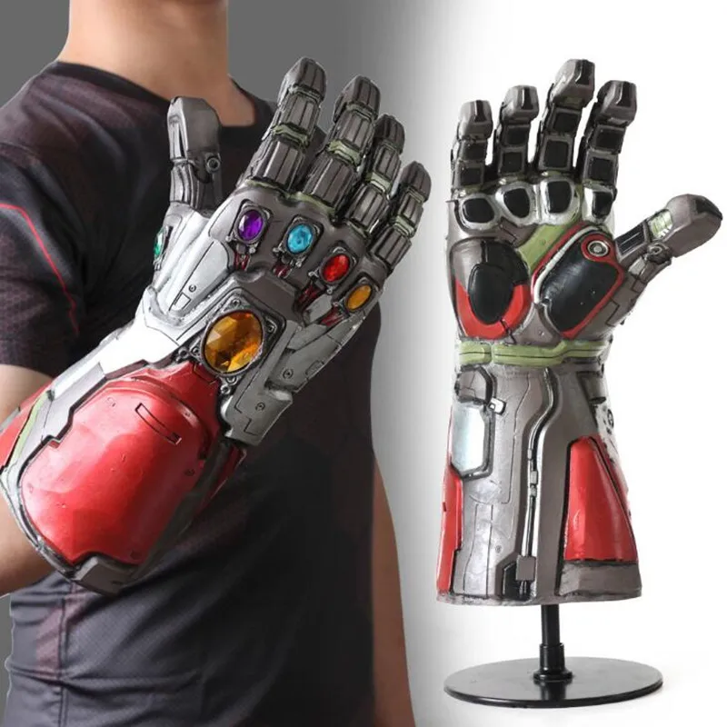 

Avengers 4 Iron man Gloves Endgame Marvel Superhero Hulk Tony Stark Latex Cosplay Prop