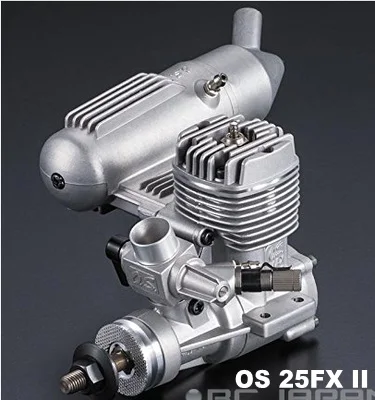 100% Оригинальный 2 тактный ОС 25FX II нитро двигатель для RC самолета вертолета