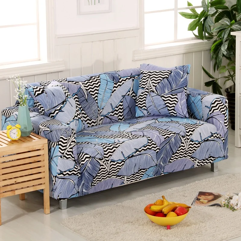 TUEDIO Tropical Plants Slipcover Sofa Cover Elasticity