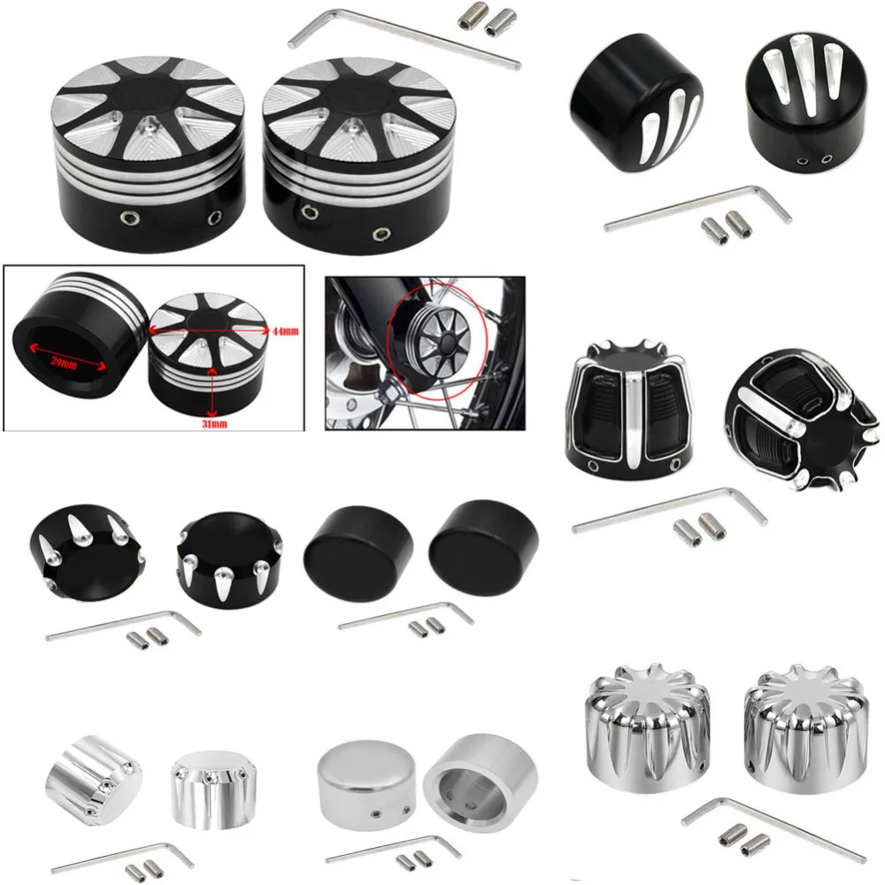 

Front Axle Nut Cover Bolt For Harley Street 500 XG750 Street Electra Tr Glide Softail Road King FLTR FLHT FLHRC Sportster