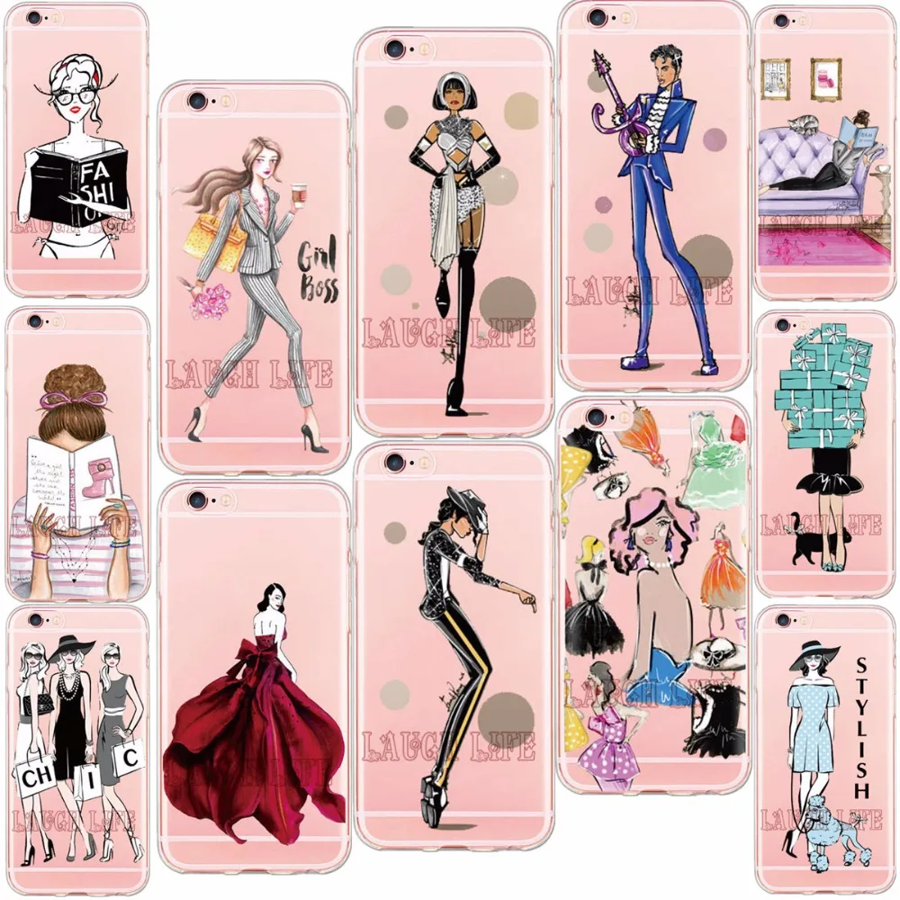 Ultra Thin Michael Jackson Phone Case For iPhone 5S 6 6S 6 Plus Women
