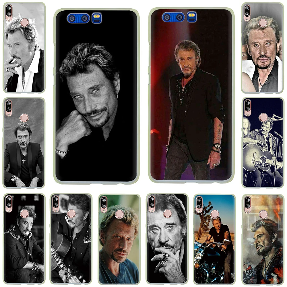 

Johnny Hallyday Hard Phone Cover Case for Huawei P20 P9 P10 Plus P8 Pro Lite Mini 2016 2017 P smart 2019