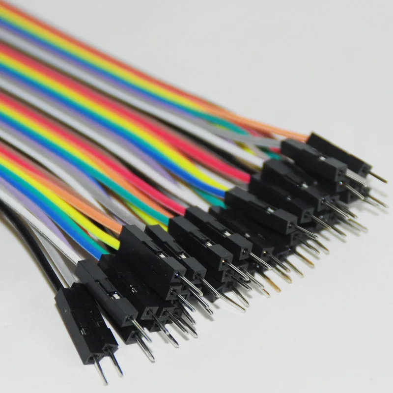 40-pin 20cm Breadboard Cable Jumper Wire Male  (4)