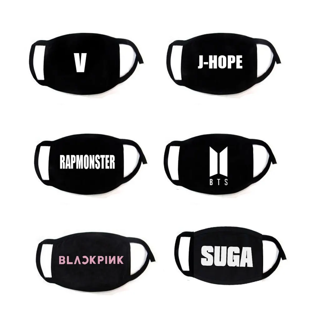 Bts Bt21 Twice Blackpink Fashionable Kpop Mouth Mask Hana Store