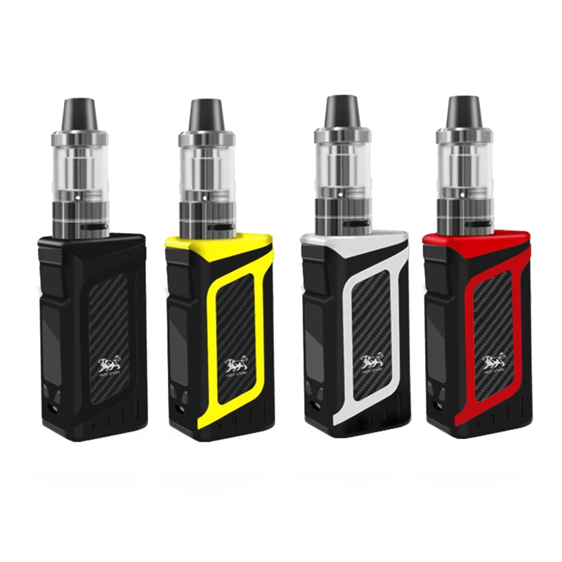 

80W box mod Starter Kit 2000mAh Battery 3.5ml Atomizer Huge Vapor Vape Smoke 510 Metal Body Electronic Cigarette Vaper pen kit