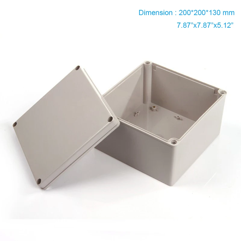 

2015 Newest waterproof plastic instrument enclosure ip66 ABS box use as switch enclaosure 200*200*130mm